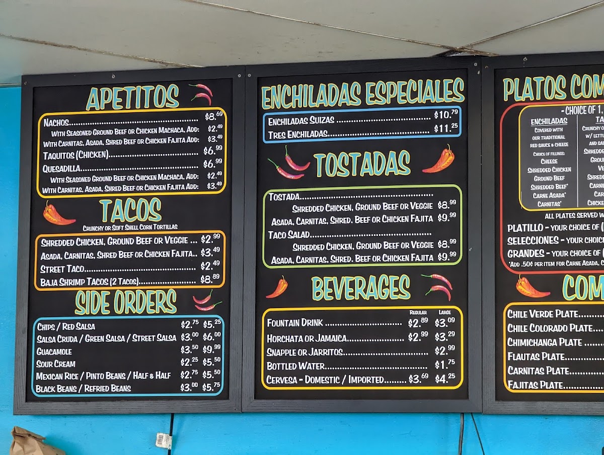 Gordito Burrito Menu - Image 2