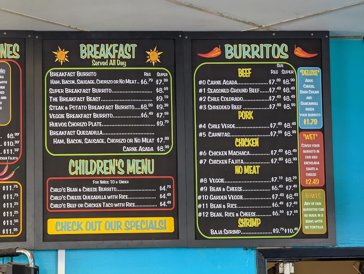 Gordito Burrito Menu - Image 4